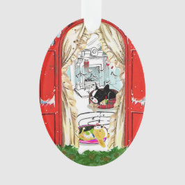 Mirabelle de Boston Terrier vakantie ornament