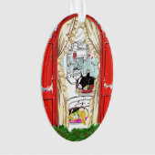 Mirabelle de Boston Terrier vakantie ornament (voorkant)