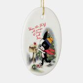 Mirabelle de boston terriër vakantie ornament vreu (Rechts)