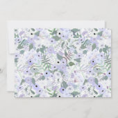 Mirabelle Flat Note Kaart in Lila Notitiekaartje (Achterkant)