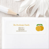 Mirabelle Plum Return-adreslabel Etiket (Insitu)