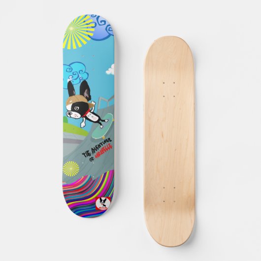 Mirabelle Skater8 skateboard boston doodsbang (Voorkant)