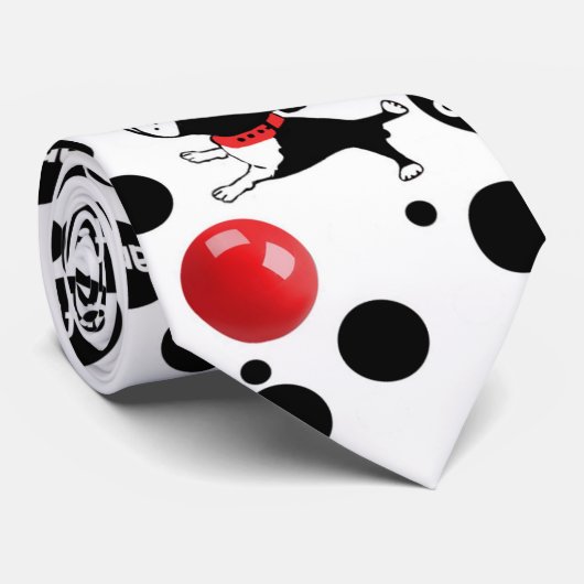 Mirabelle the boston Bouncy polkadot stropdas (Opgerold)