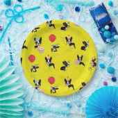 Mirabelle the boston doodsangeres paper borden papieren bordje (Feest)