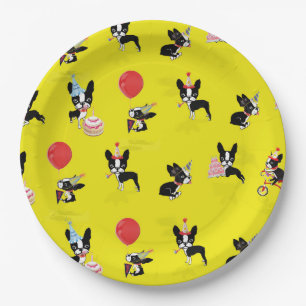 Mirabelle the boston doodsangeres paper borden papieren bordje