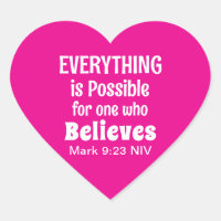 Miracle Bible Verse Christelijk Faith Hot Pink