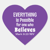 Miracle Bible Verse Christelijk Faith Royal Paarse