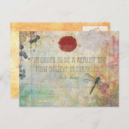 Miracle-Briefkaart Briefkaart (Voorkant / Achterkant)