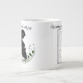 Miracle in Motion – Parents-to-Be Line Art Mug 🤍 Grote Koffiekop (Voorkant)