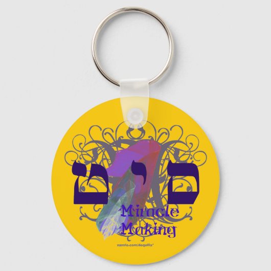 MIRACLE MAKING ~ YELLOW SLEUTELHANGER (Voorkant)
