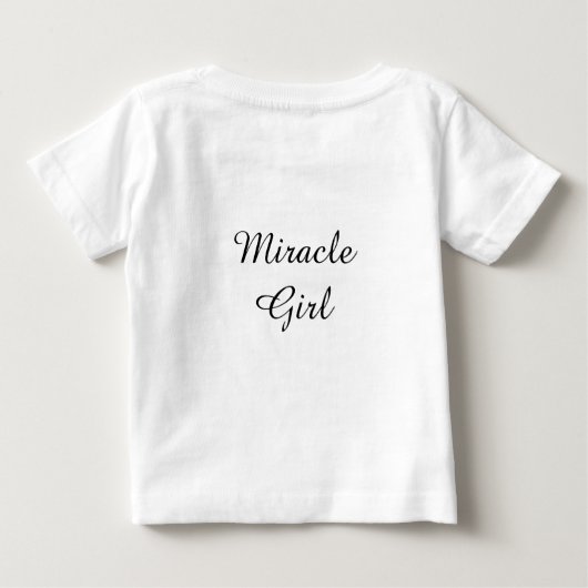 Miracle Meisje Baby Romper (Achterkant)