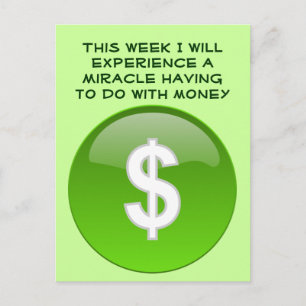 miracle money briefkaart