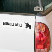 MIRACLE MULE Bumpersticker (Op Truck)