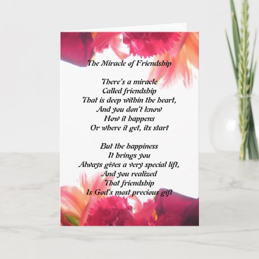 Miracle of Friendship Kaart (Voorkant)