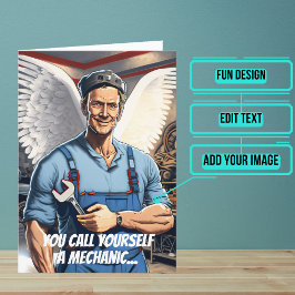 Miracle Worker Grappige Mechanic Verjaardag Kaart