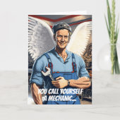 Miracle Worker Grappige Mechanic Verjaardag Kaart (Voorkant)