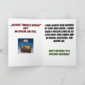 Miracle Worker Grappige Mechanic Verjaardag Kaart (Binnen)