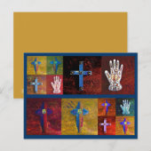 Miracles (blauw) briefkaart (Voorkant / Achterkant)