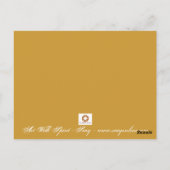 Miracles (blauw) briefkaart (Achterkant)