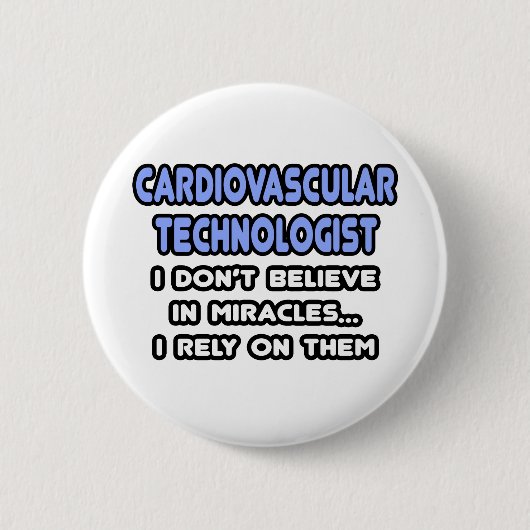 Miracles en cardiovasculaire technologieën ronde button 5,7 cm (Voorkant)