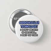 Miracles en cardiovasculaire technologieën ronde button 5,7 cm (Voorkant /achterkant)