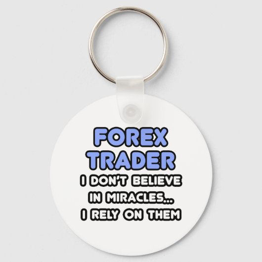 Miracles en Forex-handelaren Sleutelhanger (Voorkant)