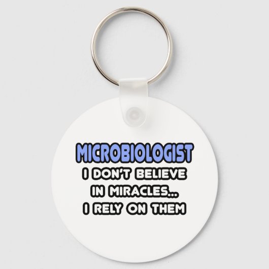Miracles en microbiologen sleutelhanger (Voorkant)