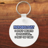 Miracles en microbiologen sleutelhanger (Voorkant)