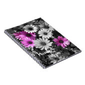 Miracles gebeuren in Afrikaanse Daisy Flowers Notitieboek (Rechterzijde)