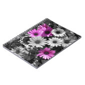 Miracles gebeuren in Afrikaanse Daisy Flowers Notitieboek (Linkerzijde)