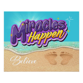 Miracles gebeuren perfect poster