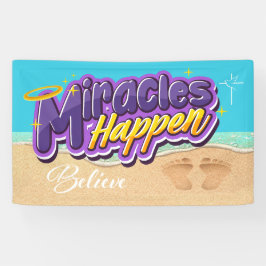 Miracles gebeuren spandoek