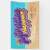 Miracles gebeuren spandoek (Verticaal)