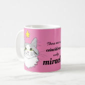 Miracles Gizmo Ragdoll Cat Inspirerend Pink Koffiemok (Voorkant links)