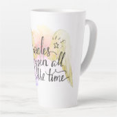 Miracles Happen Angel Wings Latte Mok (Rechterhoek)