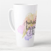 Miracles Happen Angel Wings Latte Mok (Linkerhoek)