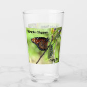 Miracles Happen - Drink glas - Shaker Glass (Voorkant)