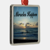MIRACLES HAPPEN METALEN ORNAMENT (Rechts)
