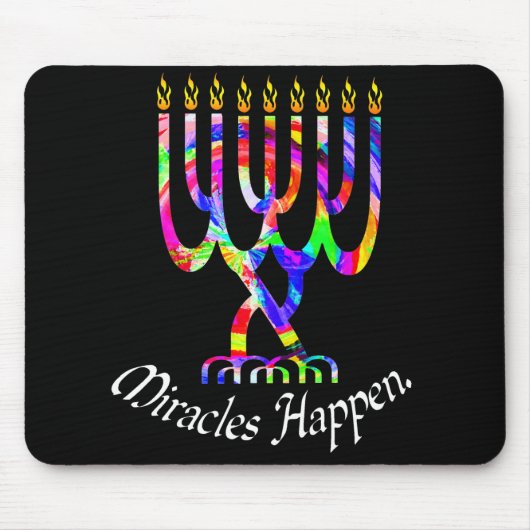 Miracles Happen Mousepad Muismat (Voorkant)