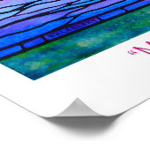 "Miracles Happen One by One" Pink Ribbon Ekleberry Poster (Hoek)