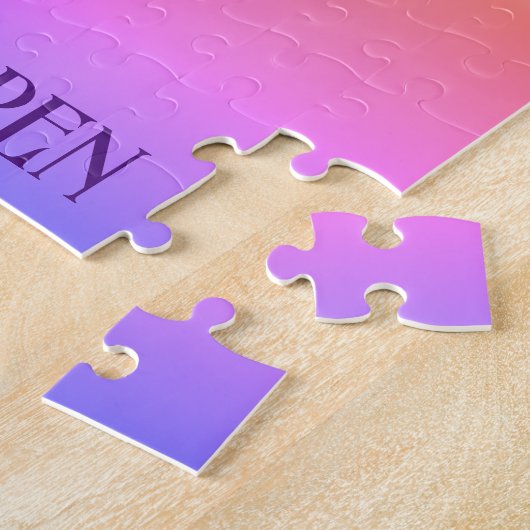 Miracles Hibiscus Butterflies Inspirerend Legpuzzel (Zijkant)