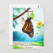 Miracles Monarch Butterfly Briefkaart (Voorkant / Achterkant)