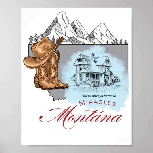 Miracles, Montana Poster (Voorkant)