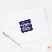 Miracles Organ Donor Awareness Vierkante Sticker (Envelop)