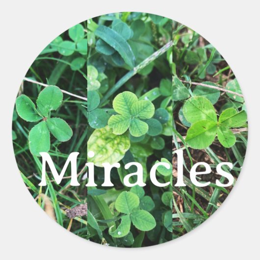 Miracles sticker (Voorkant)