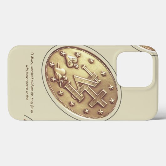 miraculair medaille Case-Mate iPhone case (Achterkant (horizontaal))