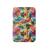 Miraculeus kleurrijk karakterpatroon badmat (Voorkant Verticaal)