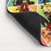 Miraculeus kleurrijk karakterpatroon muismat (Hoek)