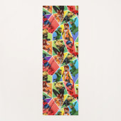 Miraculeus kleurrijk karakterpatroon yogamat (Voorkant)