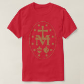Miraculeus Medaille Maagd Maria T-shirt (Design voorkant)